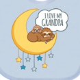 thumbnail image 4 of Inktastic I Love My Grandpa Boys or Girls Baby Bib, 4 of 4