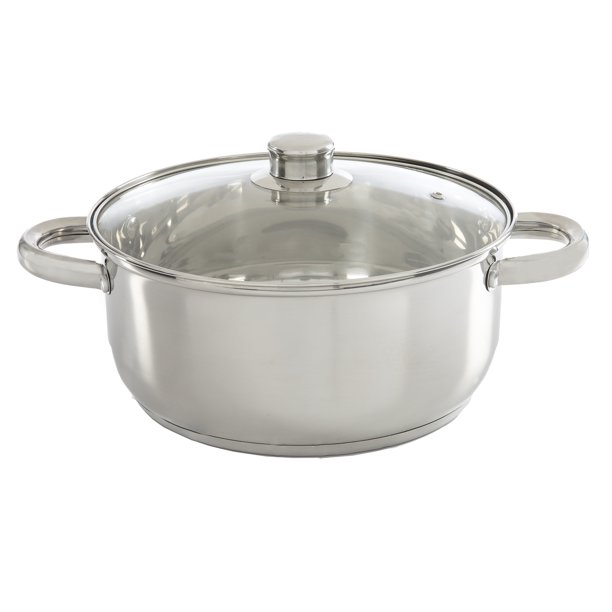 Ecolution Pure Intentions Stainless Steel 5 Qt. Dutch Oven with Glass