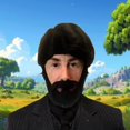 thumbnail image 3 of Set de disfraces inspirado en Fortnite para adultos con barba y peluca, 3 of 4