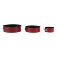 thumbnail image 1 of Cake Pan Set,  Round  Fast Heat Conduction Thick Carbon Steel 3Pcs Springform Baking Pan  for Bakery for Restaurant, 1 of 8