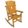 thumbnail image 2 of Leigh Country TX 95104 Aspen Adult Rocking Chair with Pine Tree Cutout - Natural Wood, 2 of 2