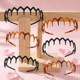 thumbnail image 7 of BlinkLLX Zigzag Plastic for Thick Curly Hair Zig Zag Headband, Black, 6 Count, 7 of 7