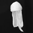 thumbnail image 3 of 3PCS Men Silky Durag Headwrap Pirate - Blanco + Rosa + Púrpura, 58 cm Blanco + Rosa + Morado Colco Mujer Hombre Durag Sombreros, 3 of 8