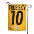 thumbnail image 2 of WinCraft Mitchell Trubisky Pittsburgh Steelers 12" x 18" Player Double-Sided Garden Flag, 2 of 2