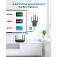thumbnail image 3 of Adaptador WiFi a Ethernet Puente inalámbrico AC1200 de doble banda, 3 of 7