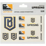 Angle View: Boston Uprising Overwatch League 10-Pack Team Car Stickers