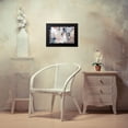 thumbnail image 4 of Lera 14x11 Black Modern Framed Museum Art Print Titled - Intertwining Grid I, 4 of 5