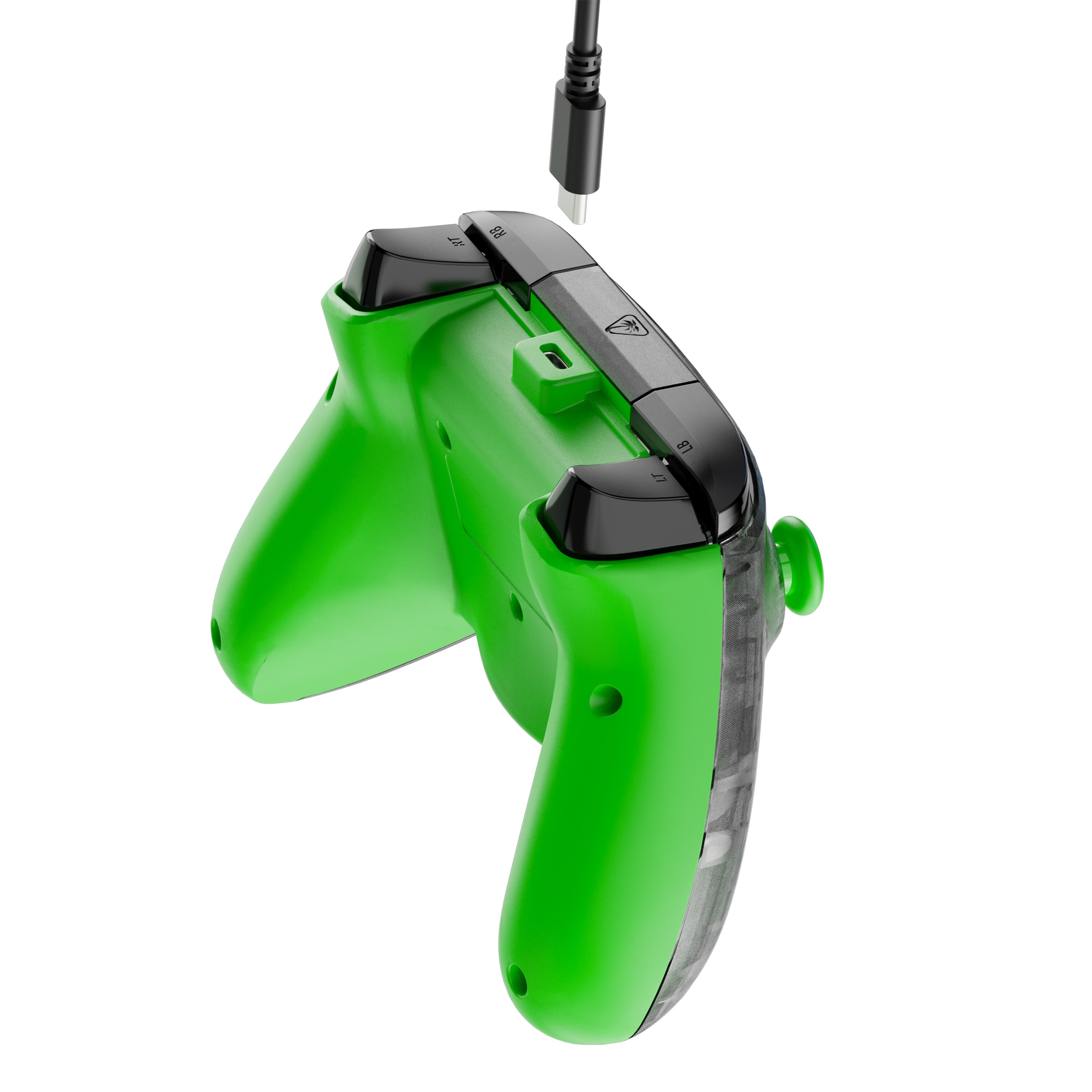 Turtle Beach® Rematch™ Core – Ghost Black Camo/Green Wired Gaming Controller for Xbox Series X|S & Xbox One | Windows 10 & 11