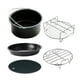 thumbnail image 2 of 5 Accesorios Para Freidora De Aire, Bandeja Para Pizza, Molde, Freidora Para Hornear En La Cocina De 3.7-5.8Qt, 7 Pulgadas Sunnimix Reemplazo de la freidora de aire, 2 of 8