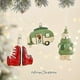 thumbnail image 2 of Christmas tower specifications Christmas decorations creative Christmas tree pendants Santa Claus gloves dress up small ornaments holiday decoration, 2 of 5