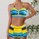 thumbnail image 1 of Traje de baño de 2 piezas para mujer, trajes de baño para mujer, traje de baño de verano de talla grande con estampado, bikini, traje de baño dividido para mujer, traje de baño de poliéster, 1 of 6