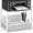 White, variant on Desktop Printer Stand with Storage Drawer, Printer Riser for Desk