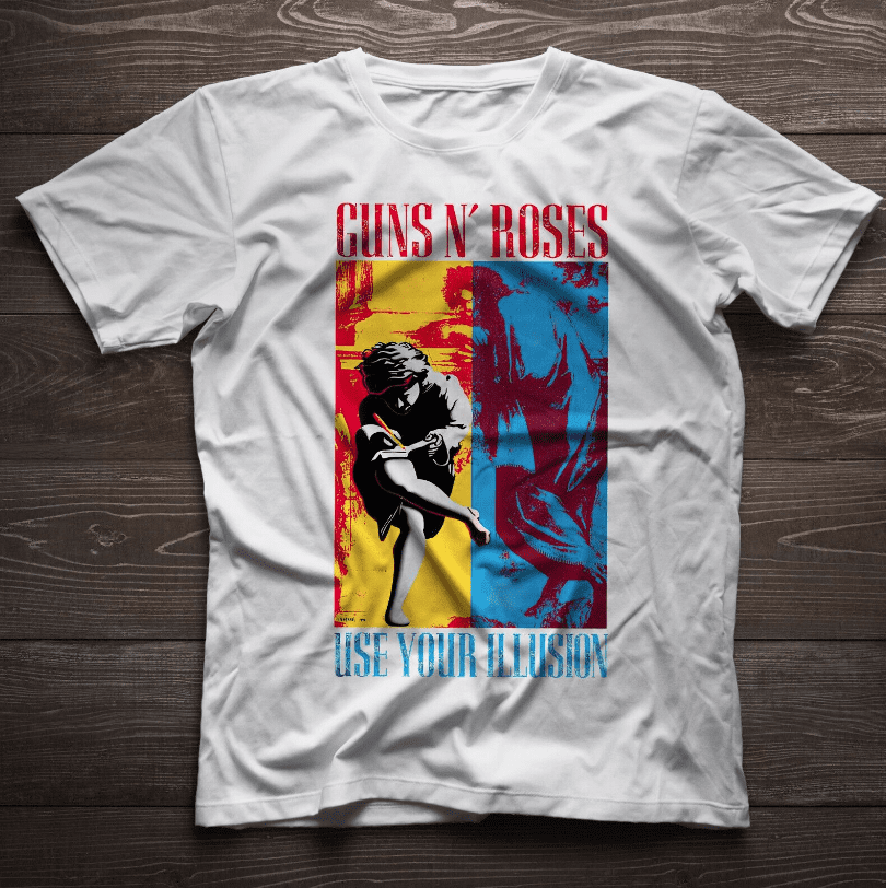 Vintage Guns N' Roses Use Your Illusion I T-Shirt Cotton Unisex Tee - Walmart.com