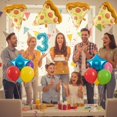 thumbnail image 3 of Set de globos de pizza CZFSWT para decoración de fiesta de cumpleaños, 3 of 7