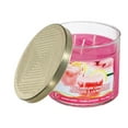 thumbnail image 1 of 14 Oz 3 Wick Photophore Avec Couvercle Gaufrée (Pastèque Lemonade) - Set of 2, 1 of 1