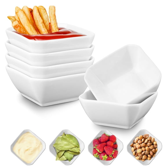 Juego de 6 cuencos para salsa de cerámica Mfacoy de 90 ml