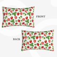 thumbnail image 2 of Daiia Strawberry Bedding Waterproof Pillow Protector Zippered Queen – Bed Bug Proof Pillow Encasement-20"x30", 2 of 6