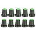 thumbnail image 1 of 10 Piezas de Perilla de Eje de 6 mm para Pedal de Efecto de Altavoz, Perilla de Potenciómetro Verde, 1 of 3