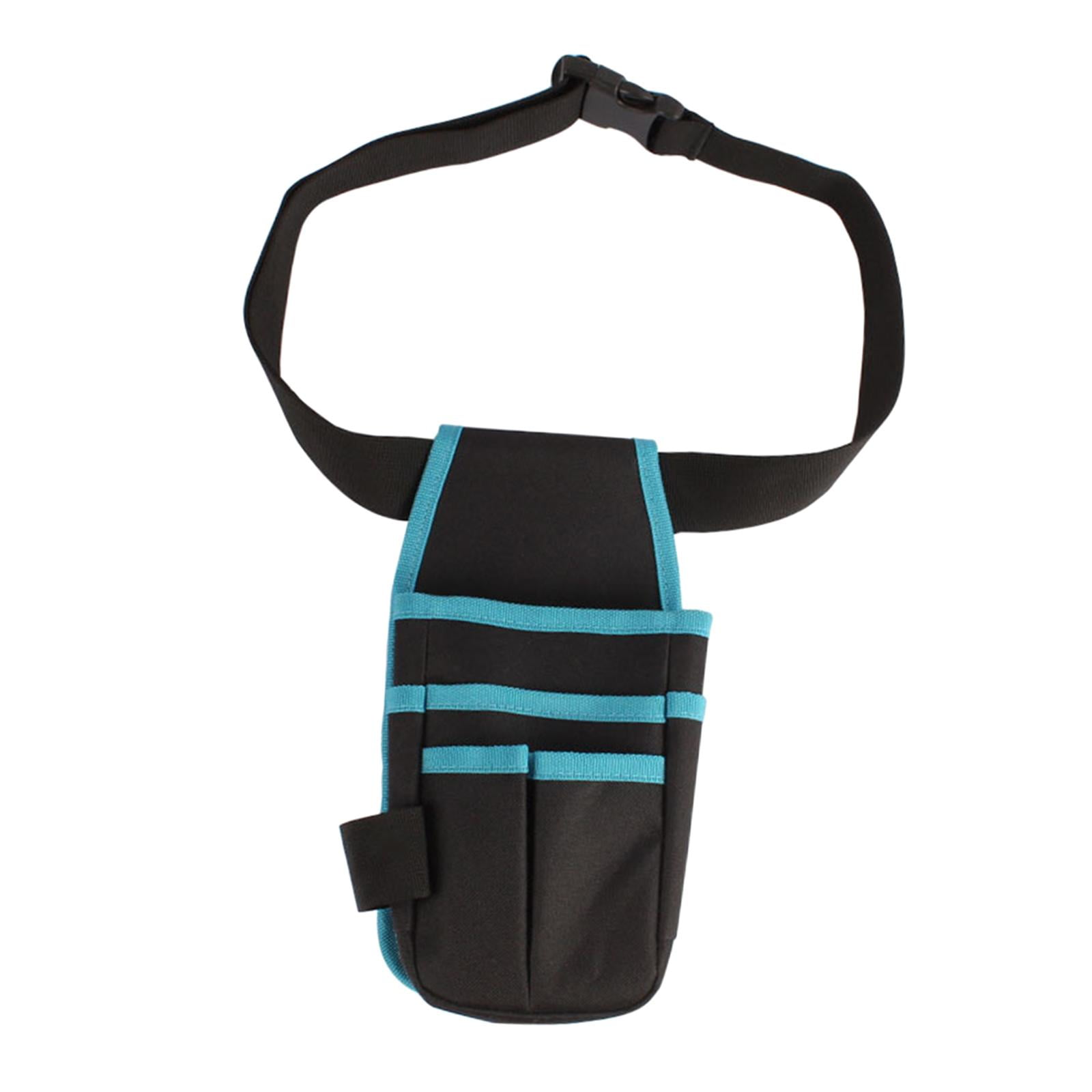 Waist Belt Tool Storage Pouch Organizer Waist Tool Bag Durable Small Tool Pouch Carpenters Tool Belt Handyman Woodworking Carpenter Home DIY with a belt