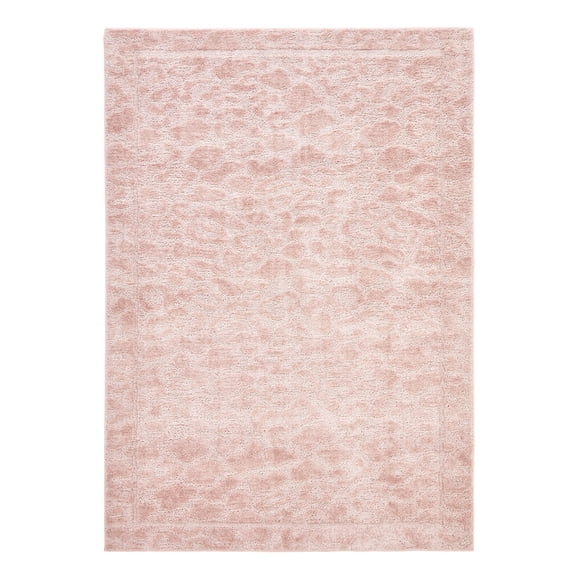 Mainstays Neutral Pink Cheetah Print Indoor Area Rug, 5 ft x 7 ft