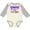 Natural and Heather, variant on Inktastic Tougher than Cystic Fibrosis Boys or Girls Long Sleeve Baby Bodysuit