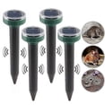 thumbnail image 2 of NIKAND Gopher Repellent Ultrasonic Solar Powered - Mole Repellent Stakes Outdoor Pet Safe - Groundhog Repeller Snake Rodent Gopher Spikes Chaser - Son, 2 of 2