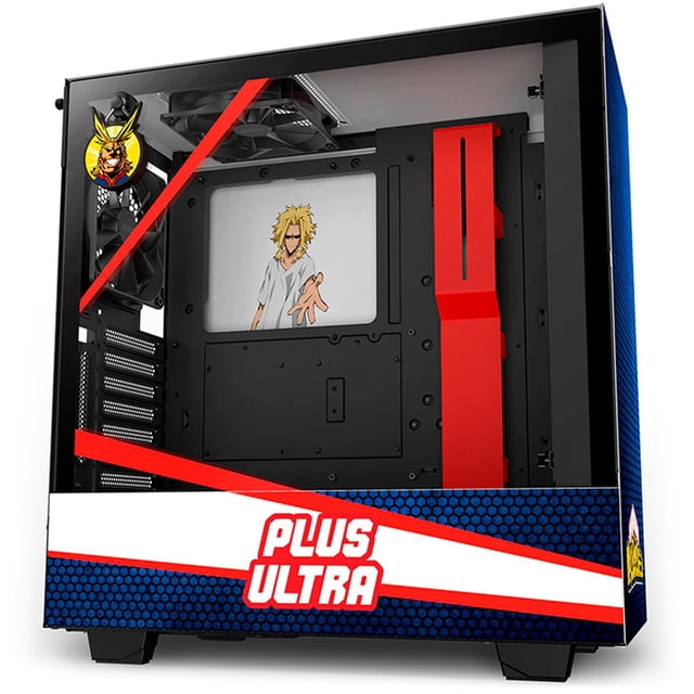 Gabinete Gamer NZXT H510i ALL MIGHT ATX Media Torre Cristal Templado USB-C Azul CA-H510I-MH-AM NZXT H510i All Might