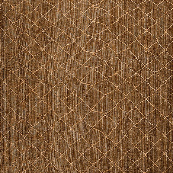 Ahgly Company Indoor Square Oriental Orange Industrial Area Rugs, 6' Square