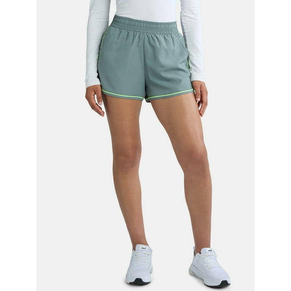 Athletic Works Women's and Women's Plus Piped Running Shorts, Sizes XS-4X