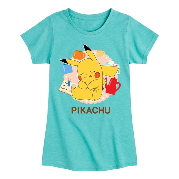 Pokémon - Sleeping Pikachu Fitted Short Sleeve Graphic T-Shirt