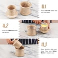 thumbnail image 5 of Radicaln Marble Butter Keeper 4 inches Verona Butter Dish With Lid for Countertop, Marble Butter Crock for Kitchen Counter Décor, French Butter Holder, Spreadable Butter Container, 5 of 7