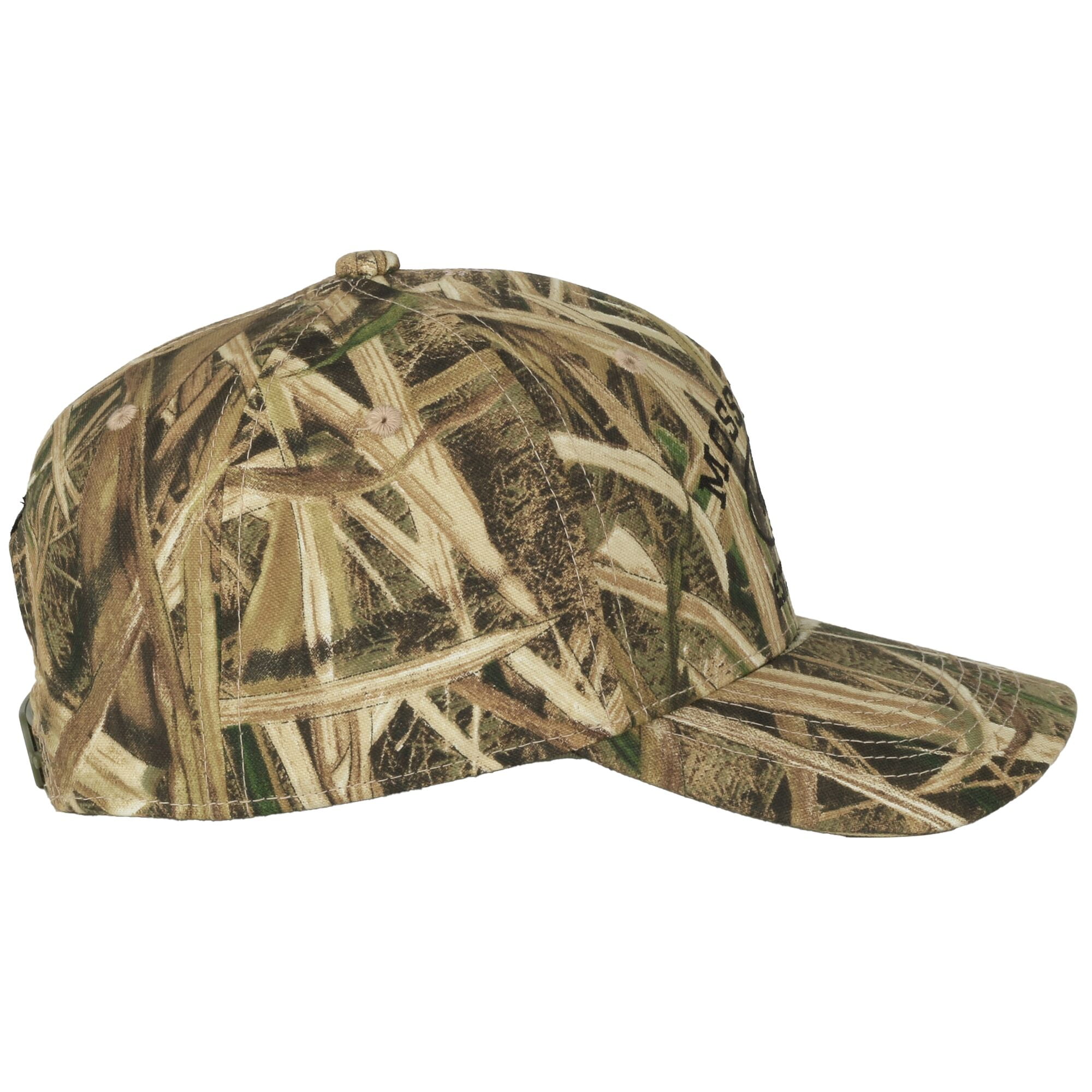Mossy Oak Shawdowgrass Blades® Camo Cap, Hunting Hat for Men, Snapback, One Size, Adult, Brown Camo