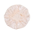 thumbnail image 3 of Gorro para el pelo para mujer, gorro para dormir, pañuelo para la cabeza, turbante, gorro de satén, gorro para dormir sedoso para cabello largo y liso champán Yinane Gorro de raso, 3 of 8