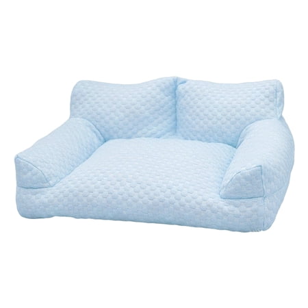 Summer Ice Silk Pet Cooling Mat for Dogs Cats Waterproof Breathable Pet Sofa Bed Cover Soft Cool Non-Slip Crate Pad Washable Indoor Outdoor Cooling Blanket for All Pet Sizes