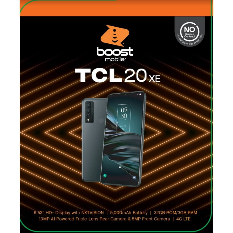Boost Mobile TCL 20XE, 32 gb, Gray - Prepaid Smartphone - Walmart.com