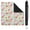 Flowers-1, variant on Extra Large Floral Rubber Mahjong Playing Mat, 31.5x31.5 Inch Anti-Skid Bottom Provides Stability and Noise Dampening for Tiles, Cards and Board Games