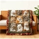 thumbnail image 4 of Manta Tejida Acogedora, con Estampado de Gatos, Cubrecama Ligero, Ropa de Cama Decorativa con Diseño Felino, 125cm x 150cm para Sofá, Sillón, Sala de Estar, 4 of 5