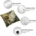 thumbnail image 6 of Merry Christmas Black Girl Angel Decorative Throw Pillow Covers Religious Xmas African American Holly Jolly Outdoor Home Decor, Noel Joy Winter Holiday Couch Cushion Case, 6 of 7