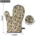 thumbnail image 6 of Cute Oven Mitts,Beige Christmas Pine Cone Pattern Oven Mitt 2-Pack Set,Kitchen Gloves for Oven,Heat Resistant Oven Mitts 7.7"x12", 6 of 7