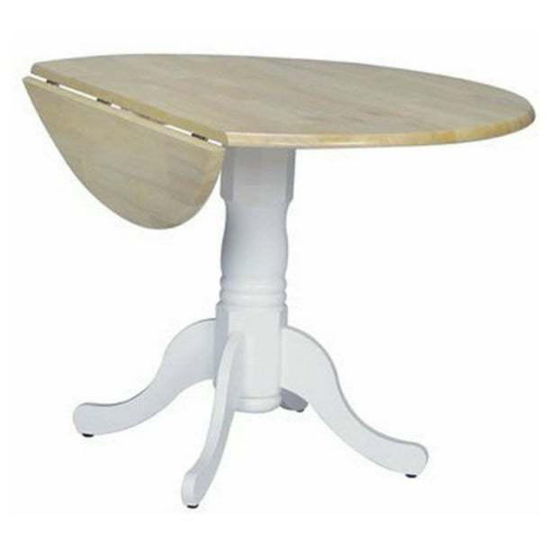 International Concepts Hickory Valley 42 In Round Dual Drop Leaf Pedestal Dining Table Com International Concepts Hickory Valley, 36 Round Drop Leaf Pedestal Table