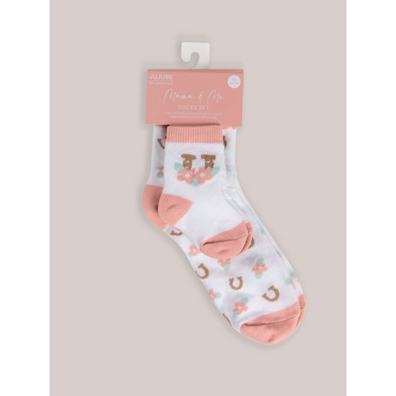 JuJuBe x Studio Oh! Mama & Me Matching Socks Set -  Bloomin' Boot