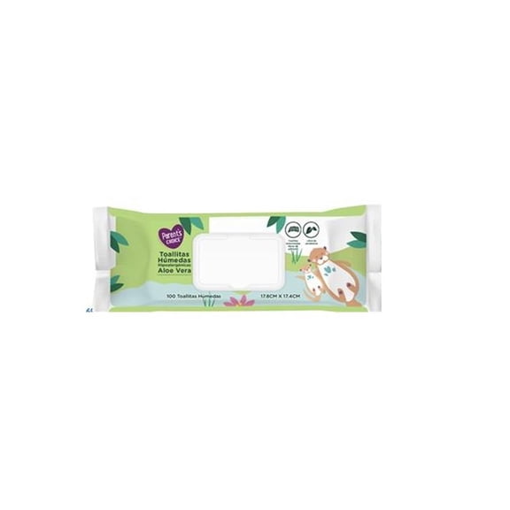 Toallitas humedas Parent's Choice aloe 100 toallitas