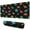 Colorful Dinosaurs Pattern, variant on Long Mouse Pads for Desk,Colorful Dinosaurs Pattern Desk Mats on Top Of Desks, Desk Mouse Pad Extra Large with 3mm Non-Slip Base and Stitched Edge for Gaming,Office,Work,Home 31.5"x11.8"
