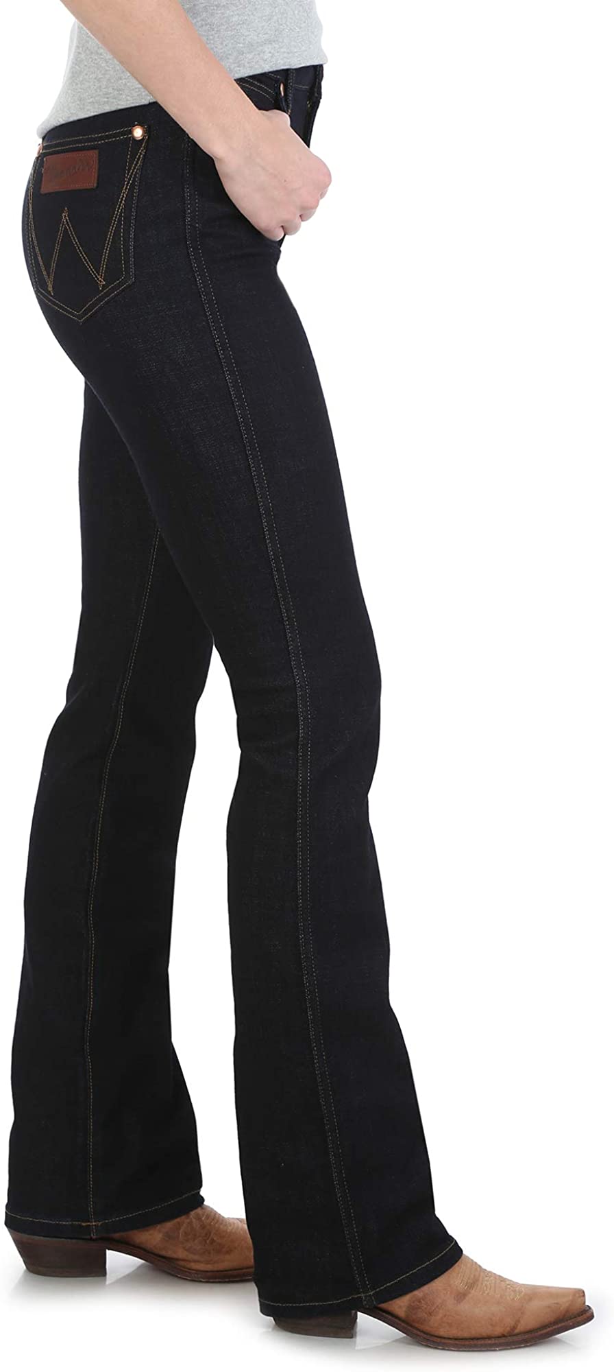 Wrangler Womens Retro High Rise Stacked 