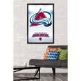 thumbnail image 2 of Colorado Avalanche 35.75'' x 24.25'' Framed Logo Poster, 2 of 3
