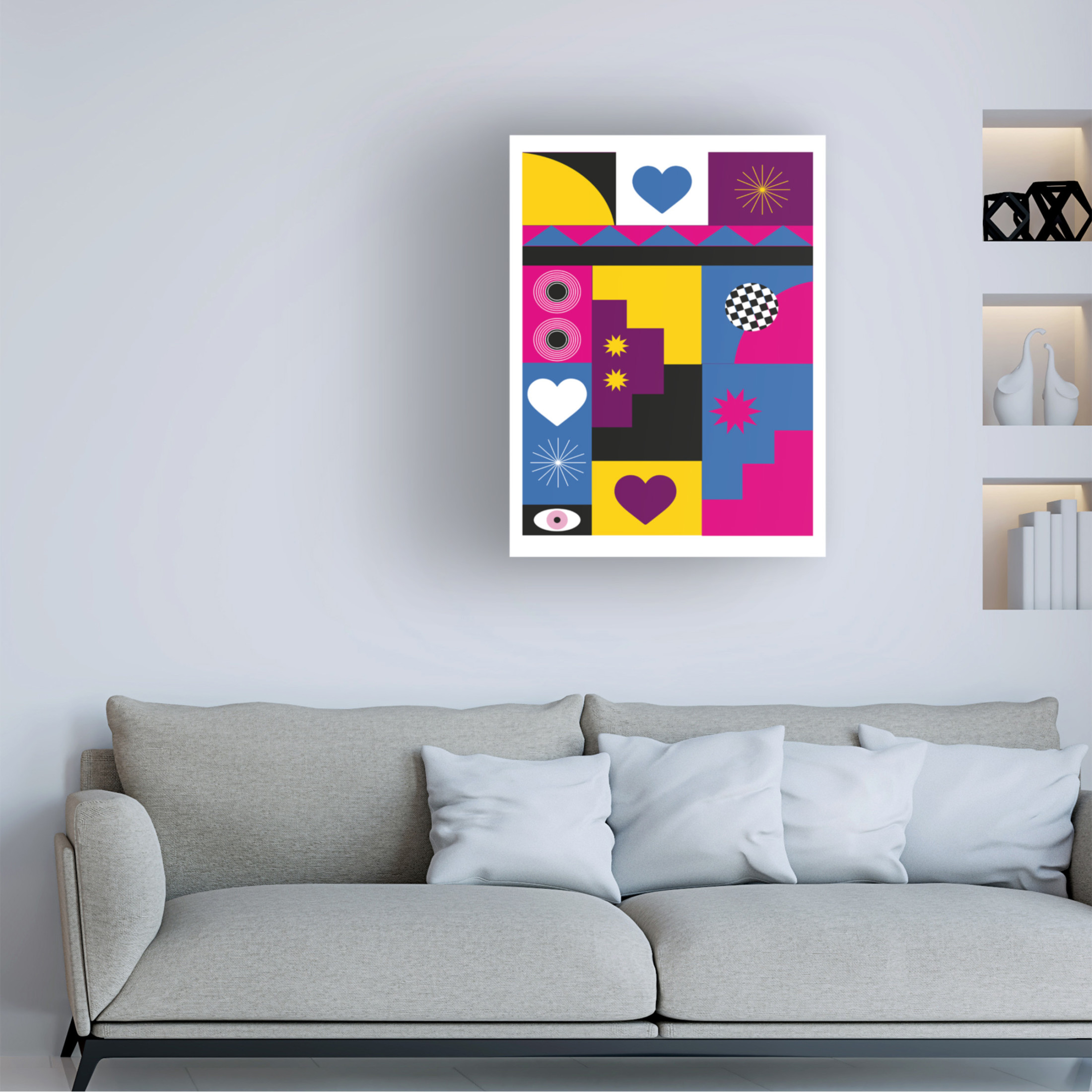Trademark Fine Art SERGIO ORTIZ TEMPEST Canvas Wall Art