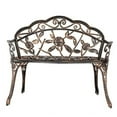 thumbnail image 3 of 38.5" Cast Aluminum Outdoor Courtyard Decoration Park Leisure Rose Chair, 3 of 8