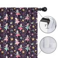thumbnail image 4 of Blackout Kids Curtains,Cartoon Unicorn Star Heart Pattern Childrens Insulated Curtains Set Of 2,Bedroom Essentials,Toddler Room Decor 42"x63", 4 of 5