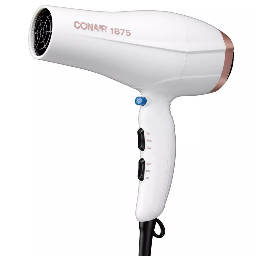 Conair Double Ceramic Hair Dryer Powerful And Fast Drying 1875 Watts ...