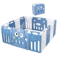 thumbnail image 1 of Parque para Niños Costway Centro Actividad 14 Paneles Regulables Azul 3 Meses-6 Años, 1 of 9
